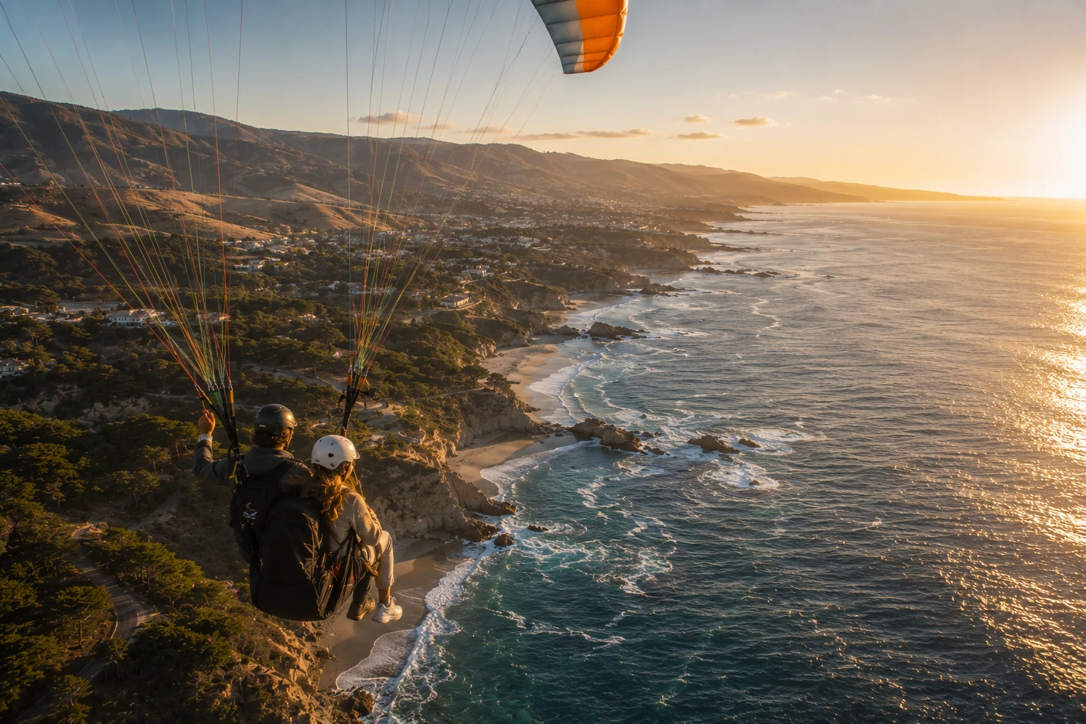Coastal Paragliding in Silverdale